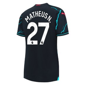 Manchester City Matheus Nunes #27 Tredje trøje Dame 2023-24 Kort ærmer